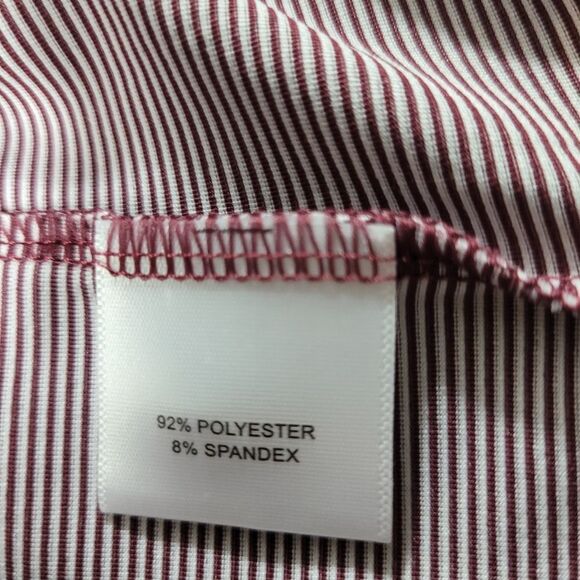 Peter Millar Summer Comfort Men's Golf Polo Shirt Size XL Red Striped - Picture 10 of 11